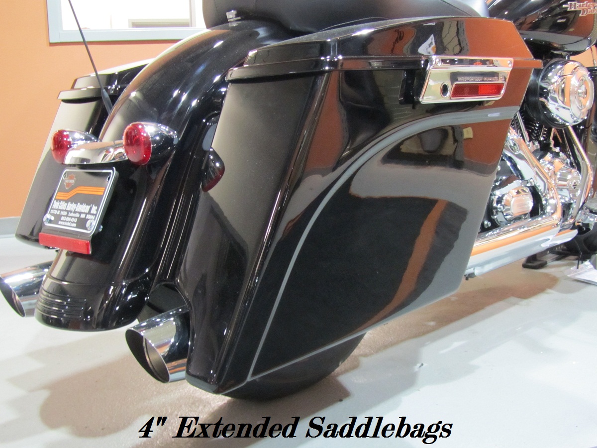 4" ABS Extended Saddlebags